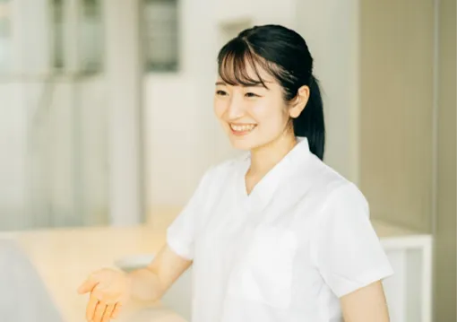 患者さまを笑顔でお迎えしてください。